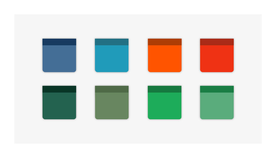 Alexa Dashboard - color palette