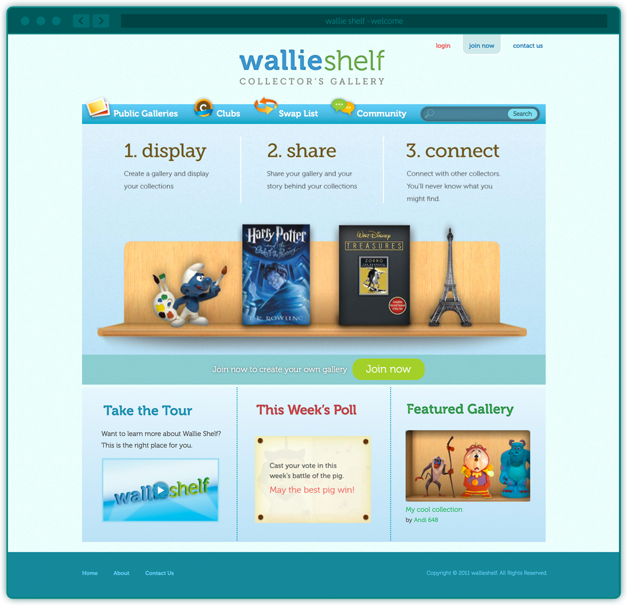 Wallie Shelf - homepage